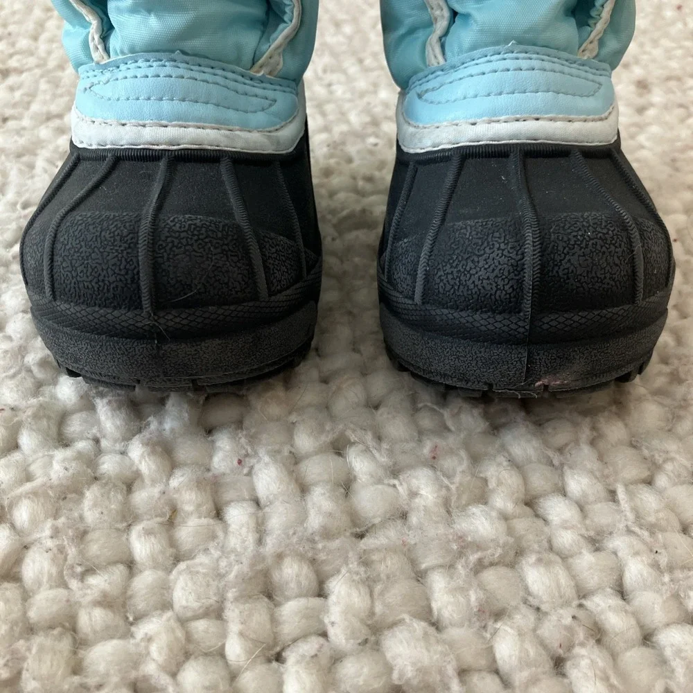 Sorel Commander Snow Boot‎ Kids Size 7 Pink Blue Waterproof Fleece Lined Outdoor